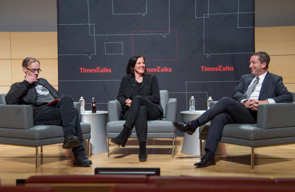 David Carr interviews Edward Snowden, Laura Poitras and Glenn Greenwald about the documentary "Citizenfour."