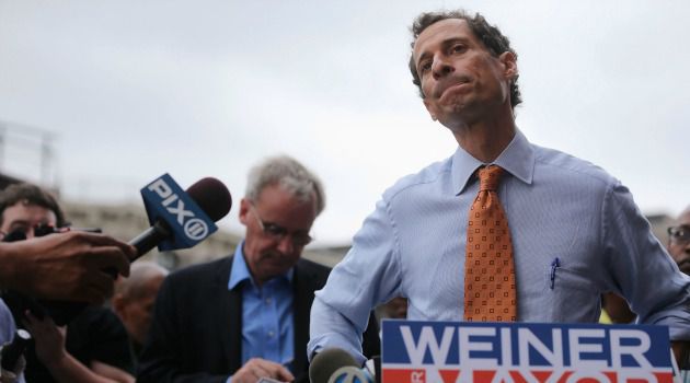 Anthony Weiner is the star of a documentary about his failed campaign for mayor New York City.
