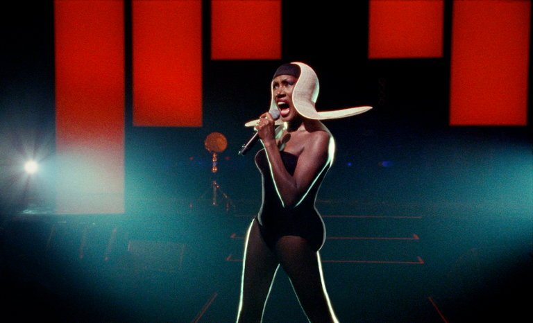 A still from the Grace Jones documentary film "Bloodlight and Bami."