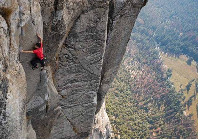 "Free Solo" is a new documentary about mountain climber Alex Honnold.