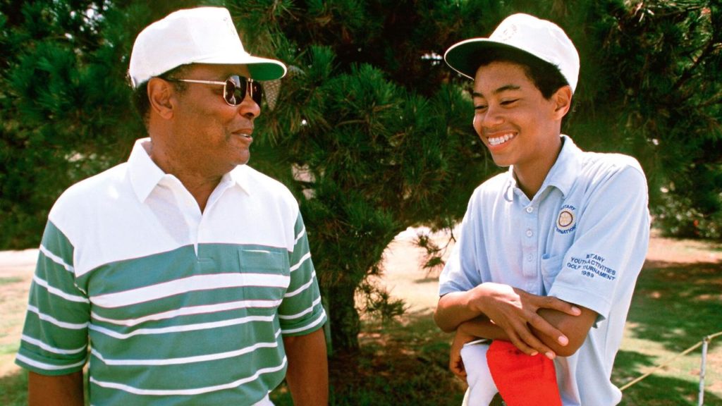 Earl and Tiger Woods.